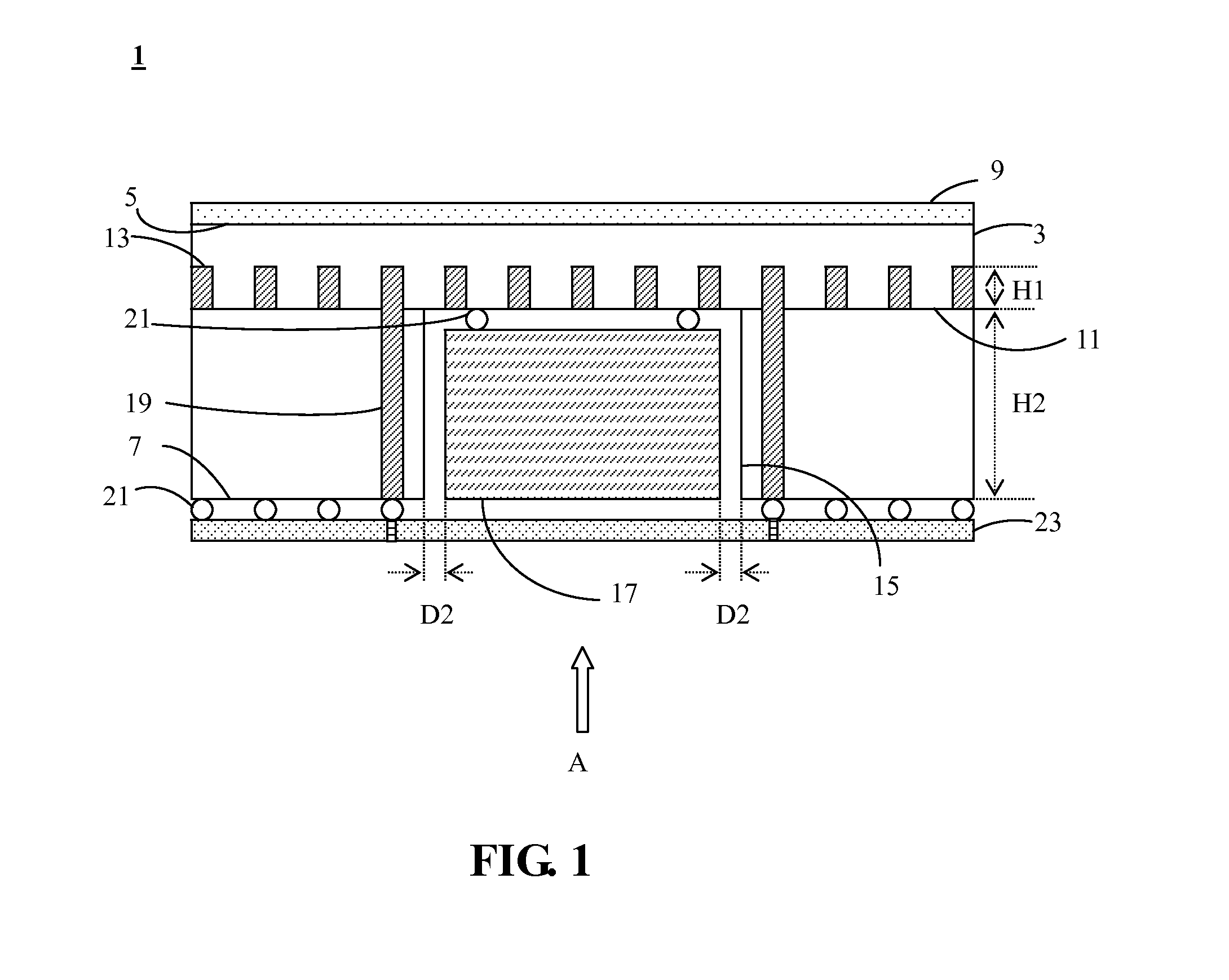 Shielding module integrating antenna and integrated circuit component