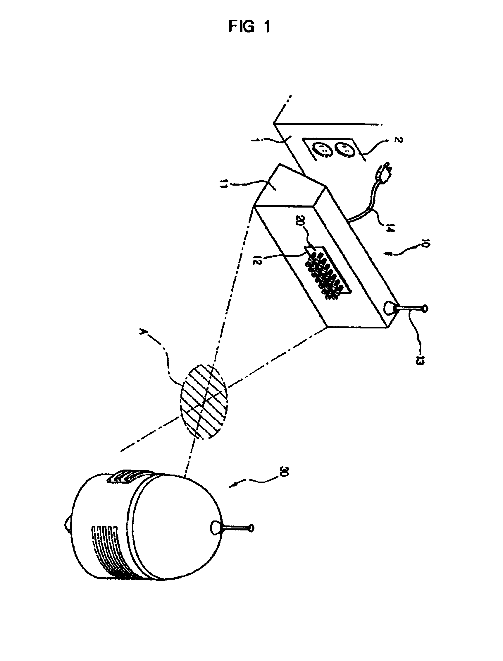 Charging apparatus used with a mobile robot