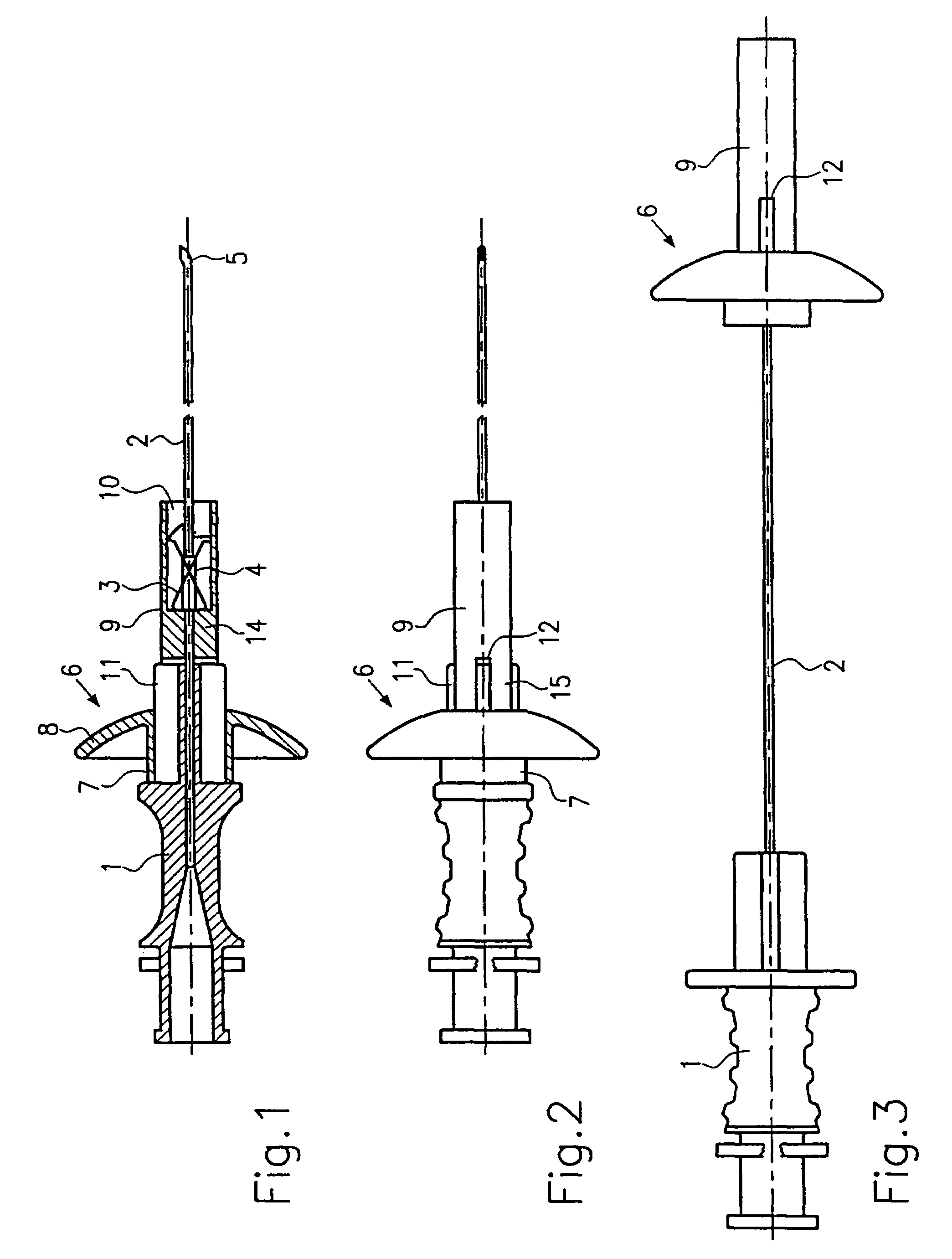 Needle assembly with protective element