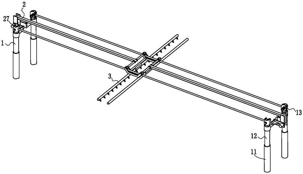 Rice field pest expelling device based on water jet principle