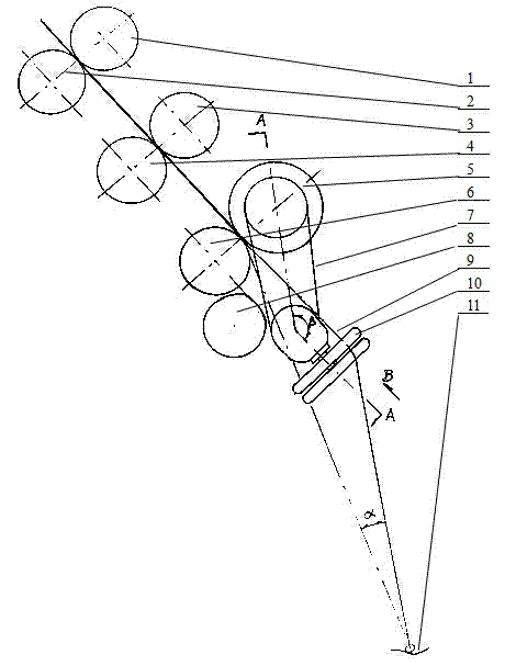 Wheel disc false twisting spinning device