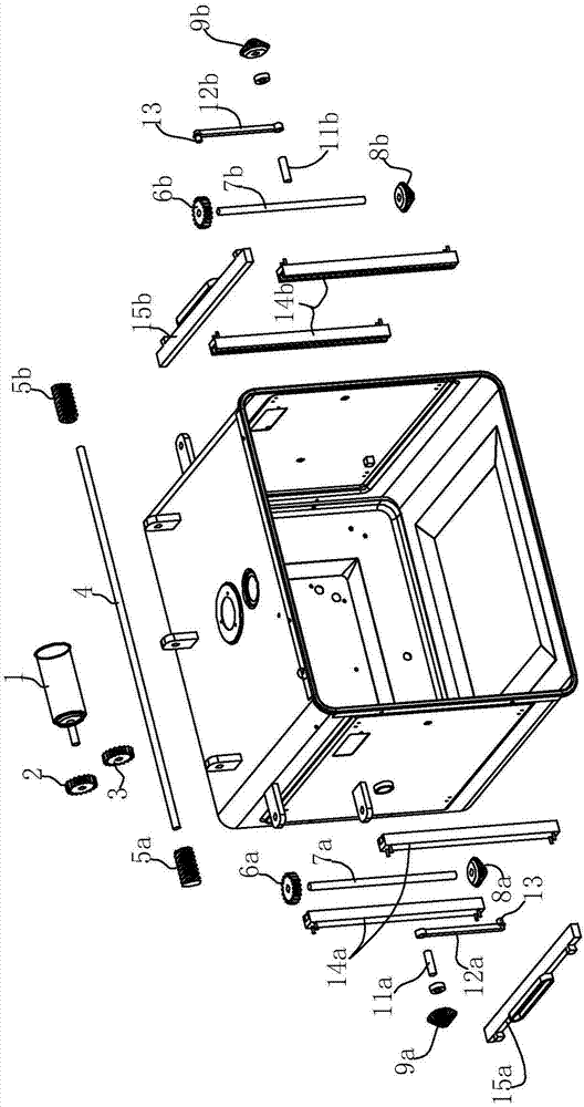 Baking tray support lifting mechanism for oven