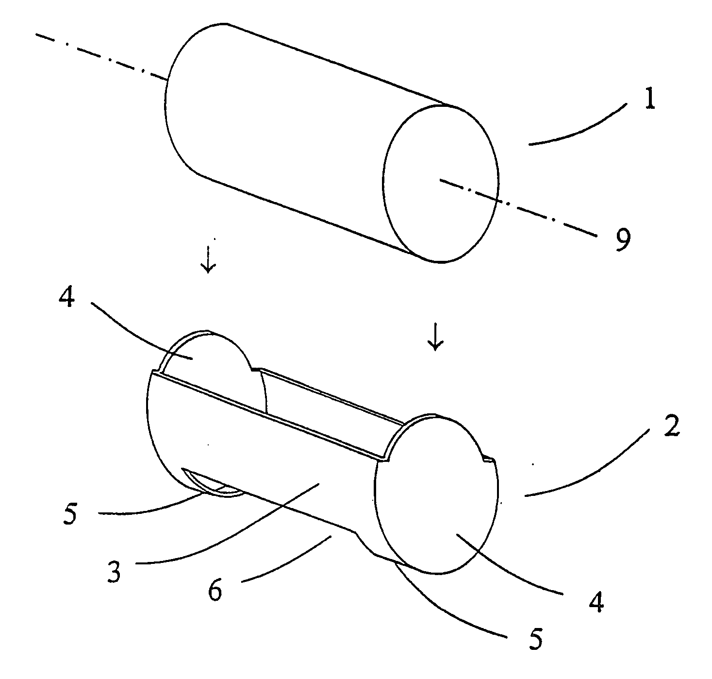 Cylindrical applicator for dispensing cosmetic compositions