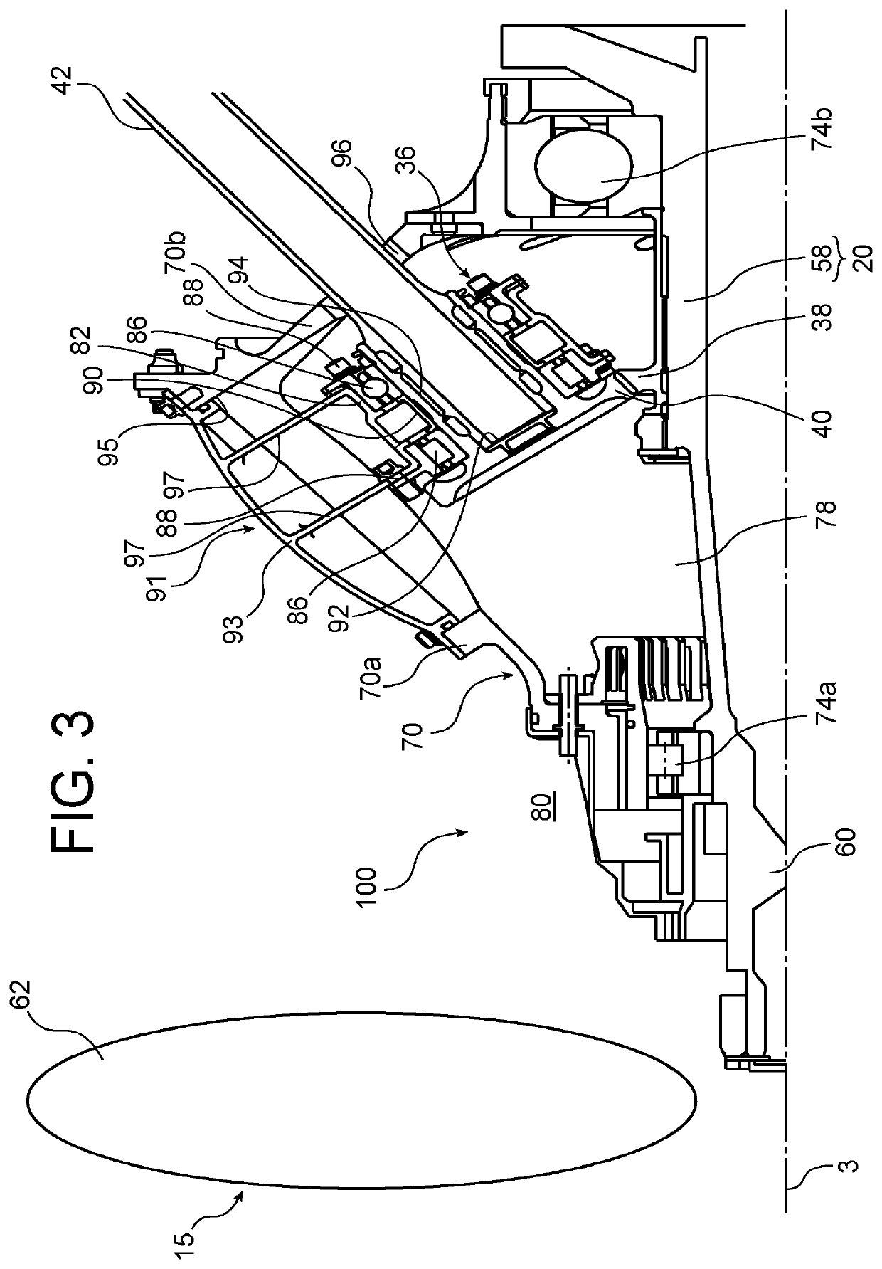 Aircraft turbine engine with improved mechanical power takeoff