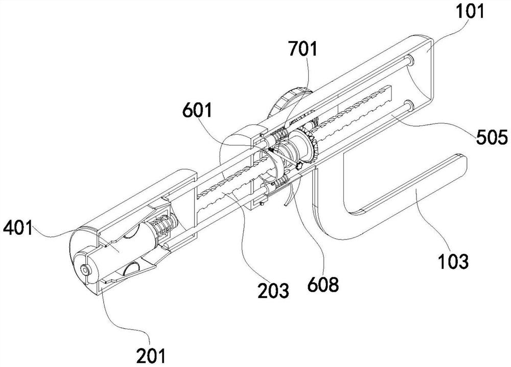 Clinical vaginal secretion sampling device for obstetrical department