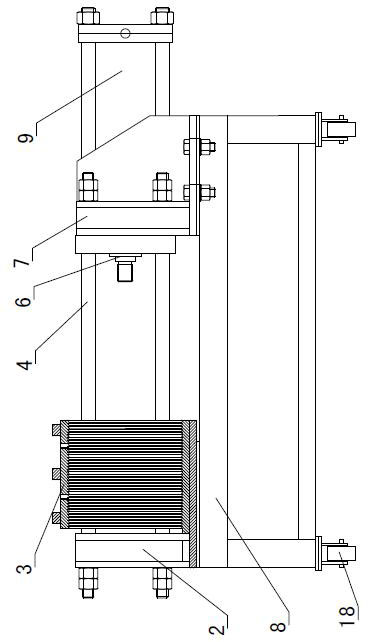 A steel-plastic composite pressure pipe belling machine