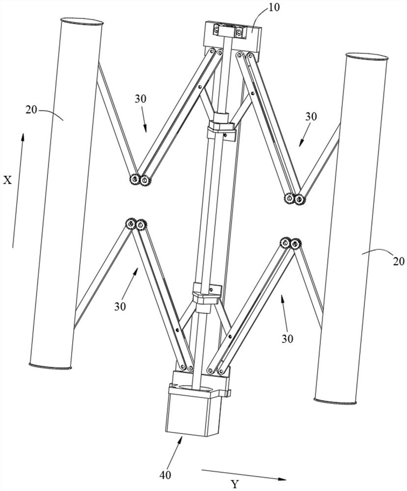 Flexible screen telescopic structure and flexible display device