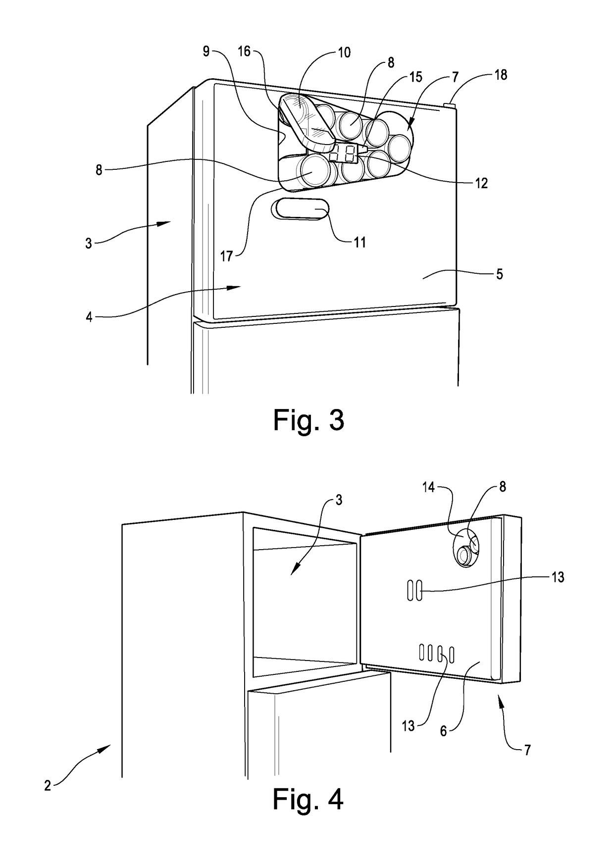 Cooling arrangement for refrigerators