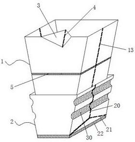 Foldable environment-friendly paper cup and manufacturing process thereof