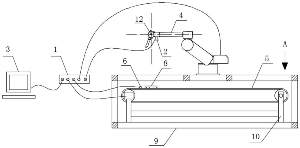 A solar module junction box positioning and assembling system and its positioning and assembling method