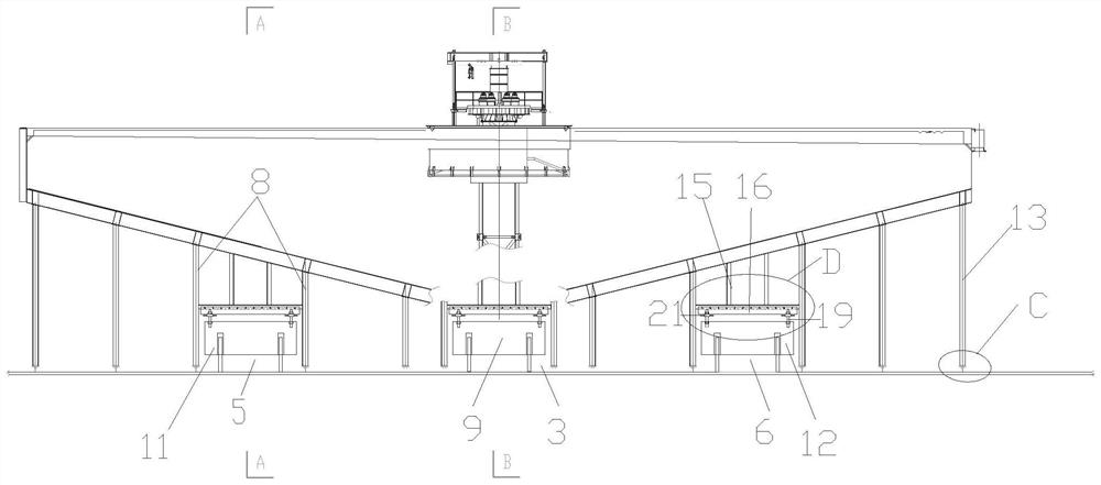 Moving system of large-diameter thickener