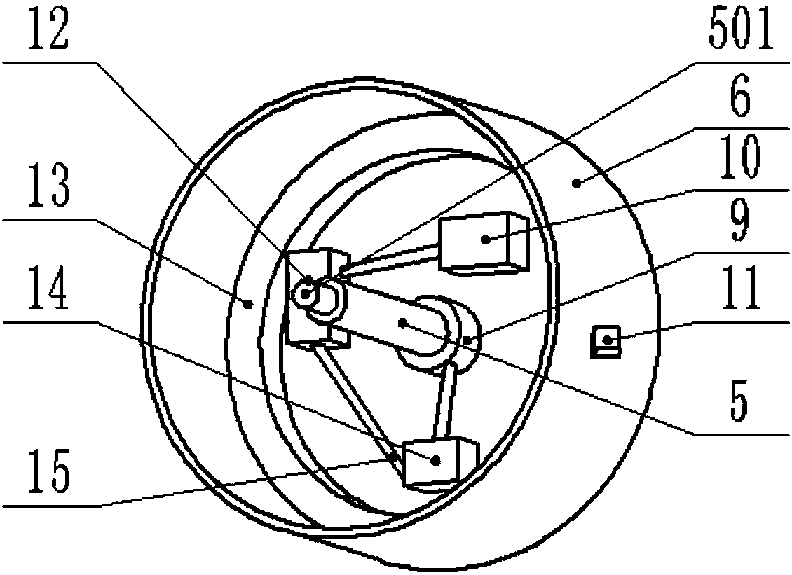 Hydraulic type anti-dog device for automobile wheel