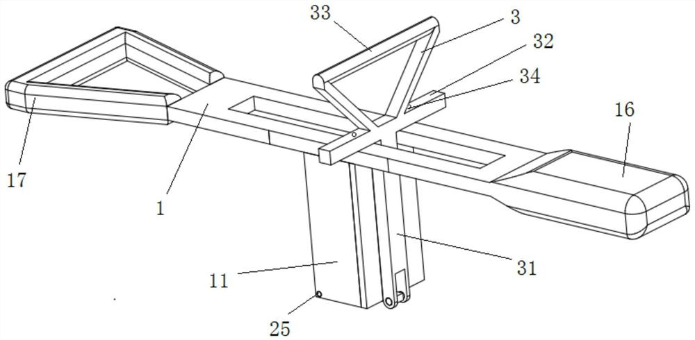 Lifting type hip joint reduction device