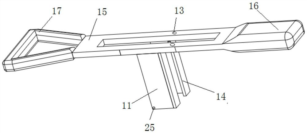 Lifting type hip joint reduction device