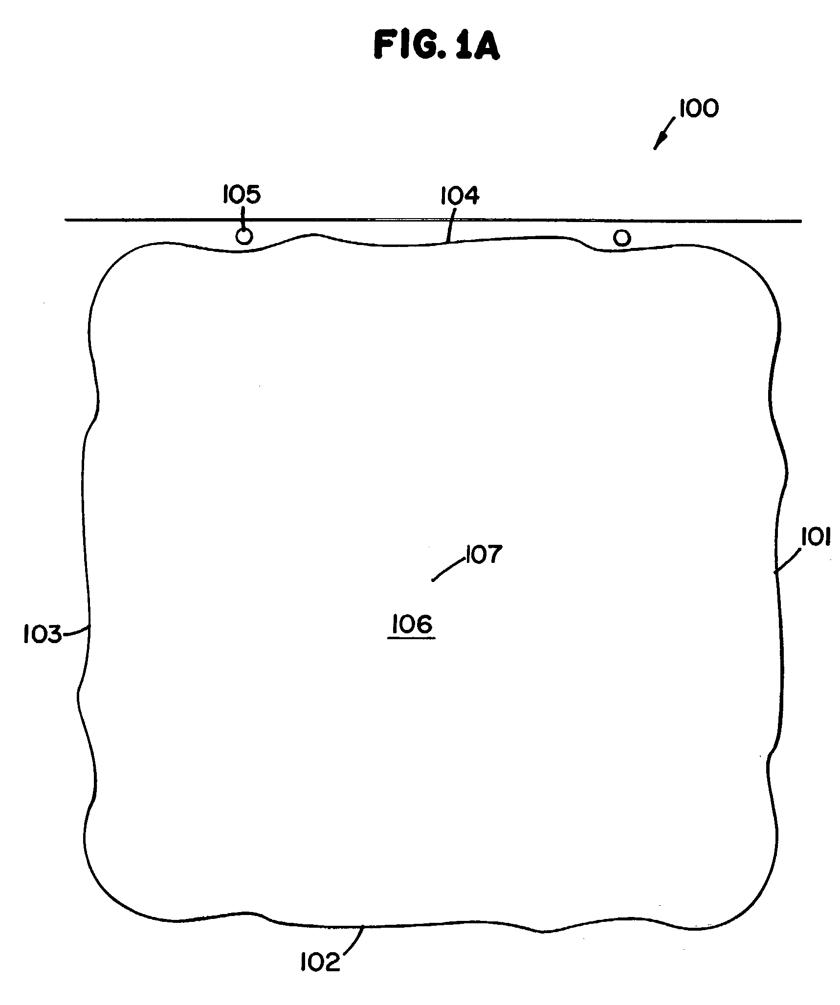 Pizza and crust having a square aspect and an irregular edge