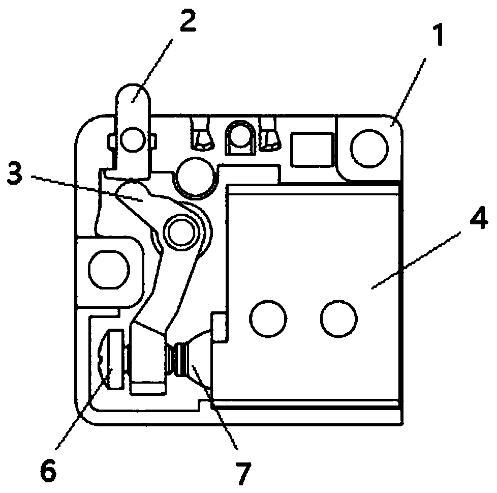 A lever type micro limit switch