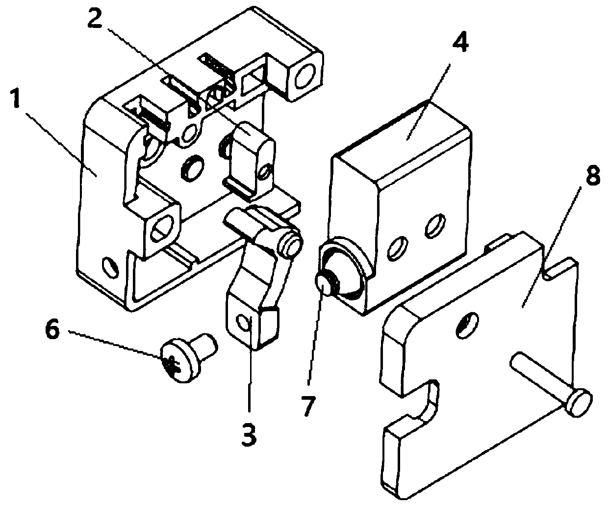 A lever type micro limit switch