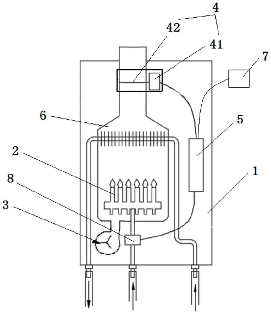 Anti-downdraft control method of gas water heater and gas water heater