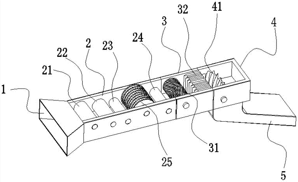 A carbon fiber fishing rod waste shredder