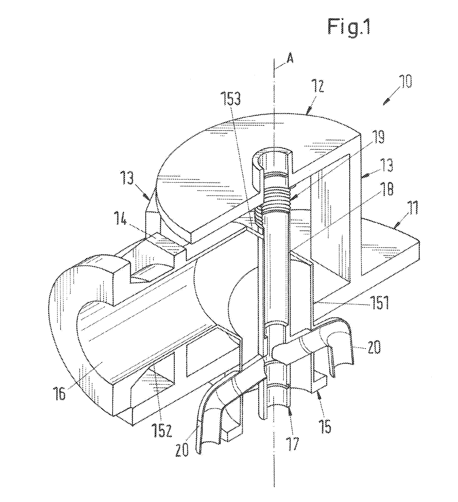Discharge head for a vertical pump and vertical pump