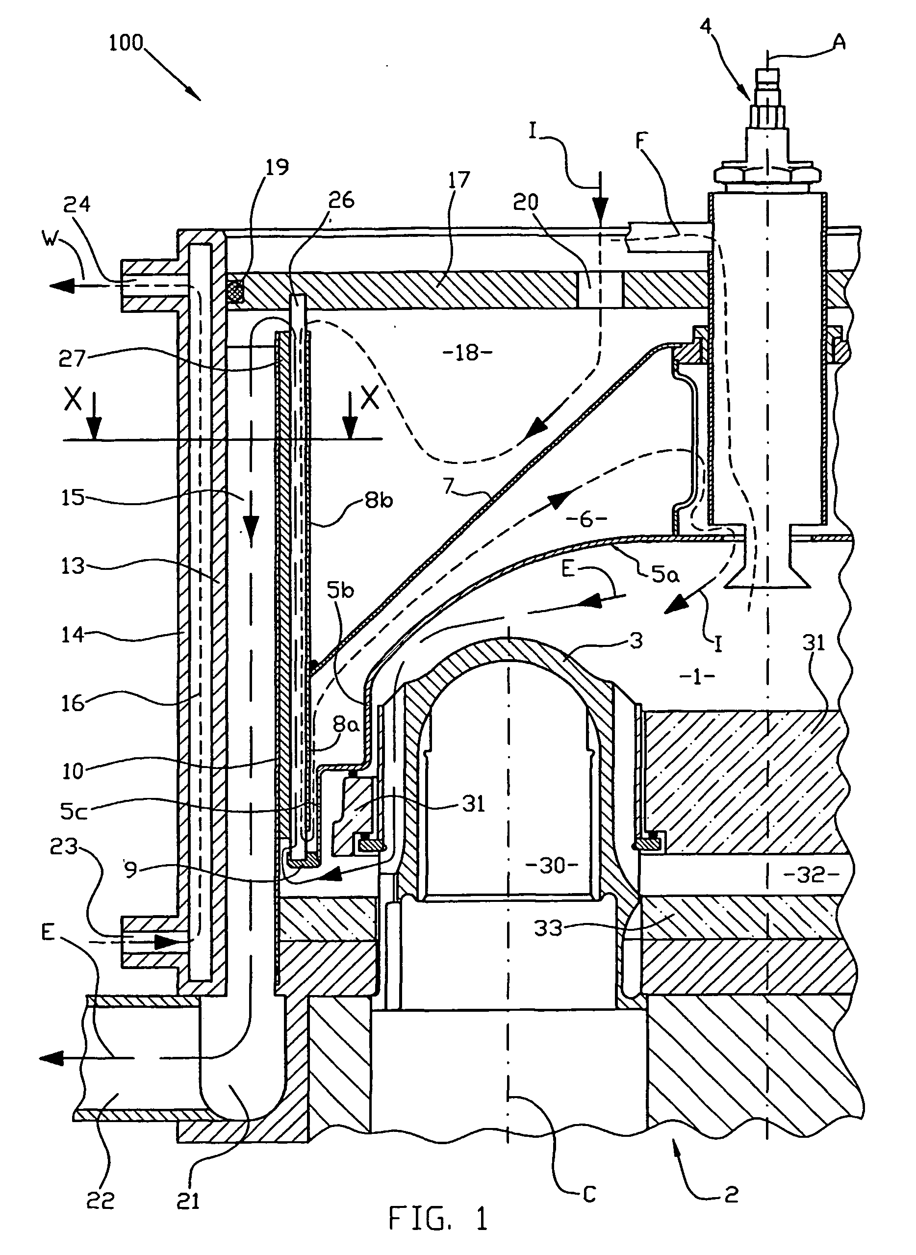 Recuperative heater for an external combustion engine