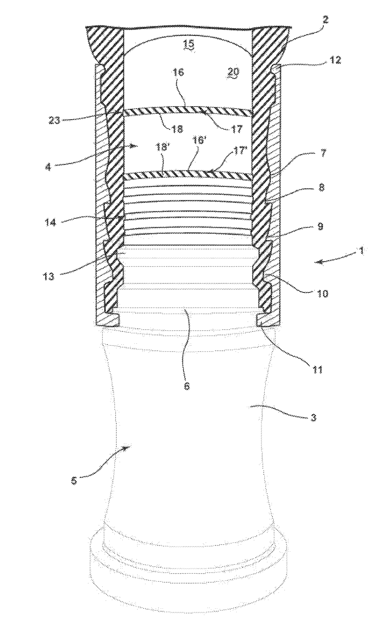 Device and method for connecting a hydraulic hose to a connecting nipple