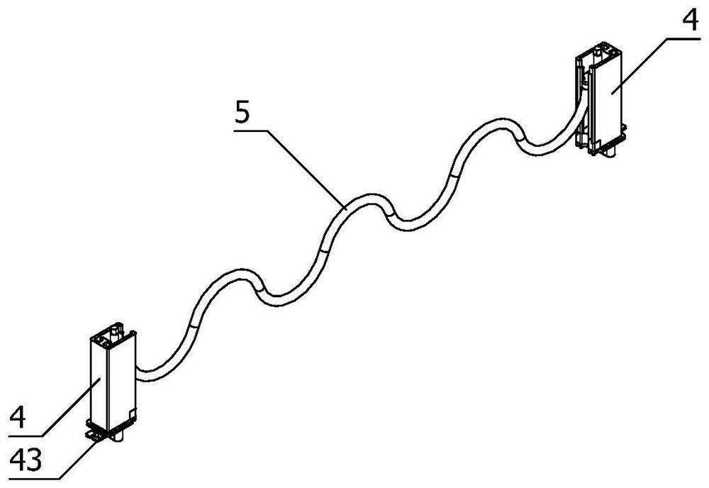 A distribution insulator fixing frame