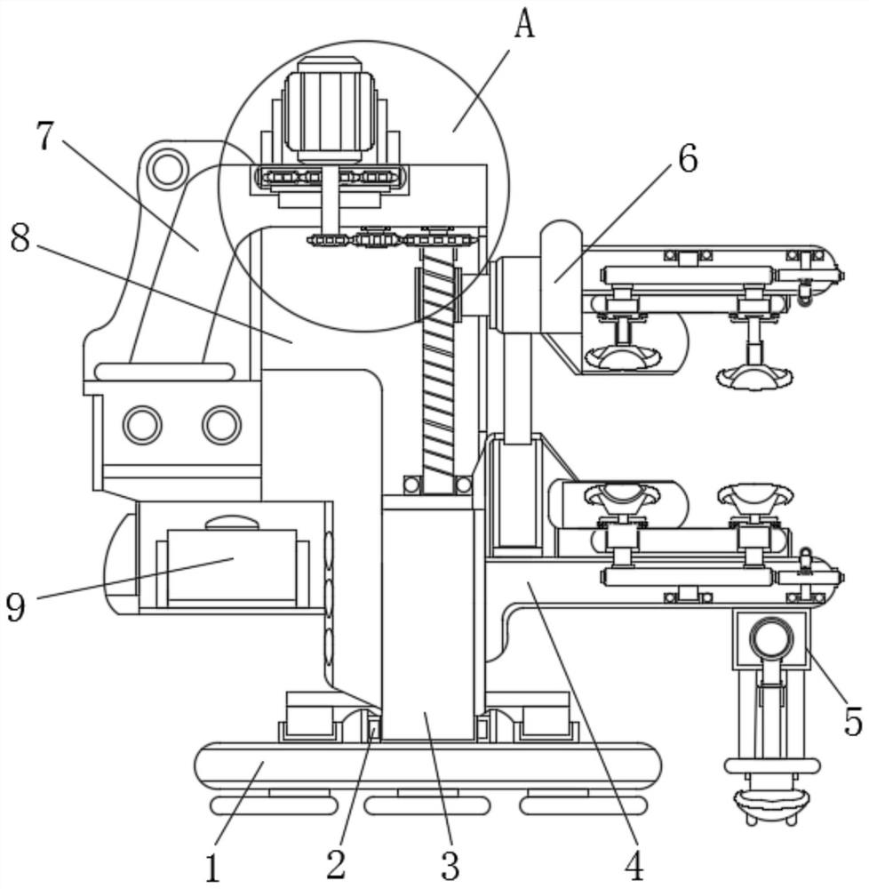 Cable connection crimping machine and crimping method
