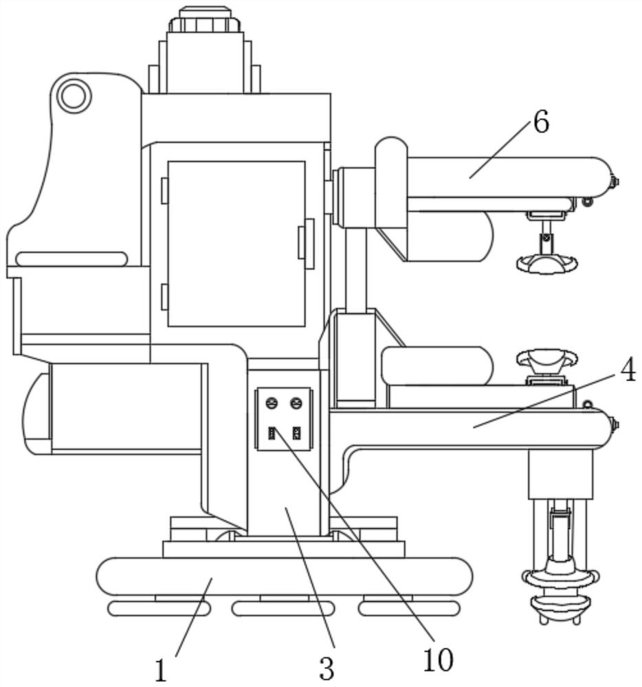 Cable connection crimping machine and crimping method
