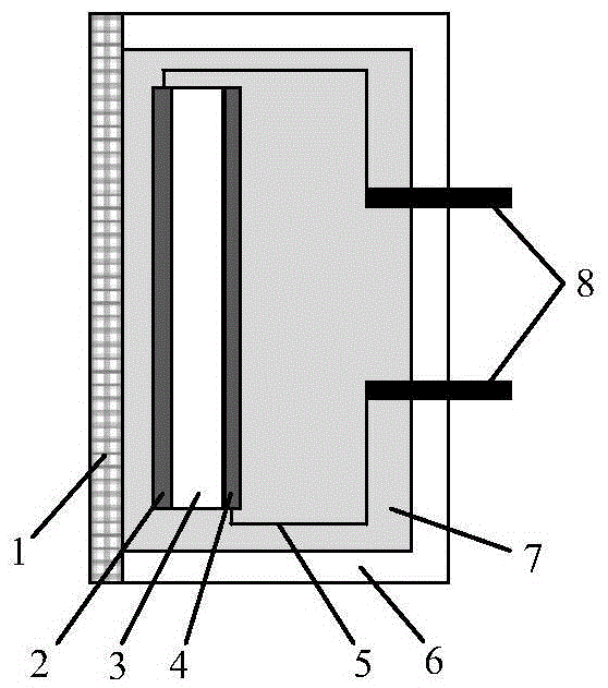 High-sensitivity bending electric sensor used for shock wave detection