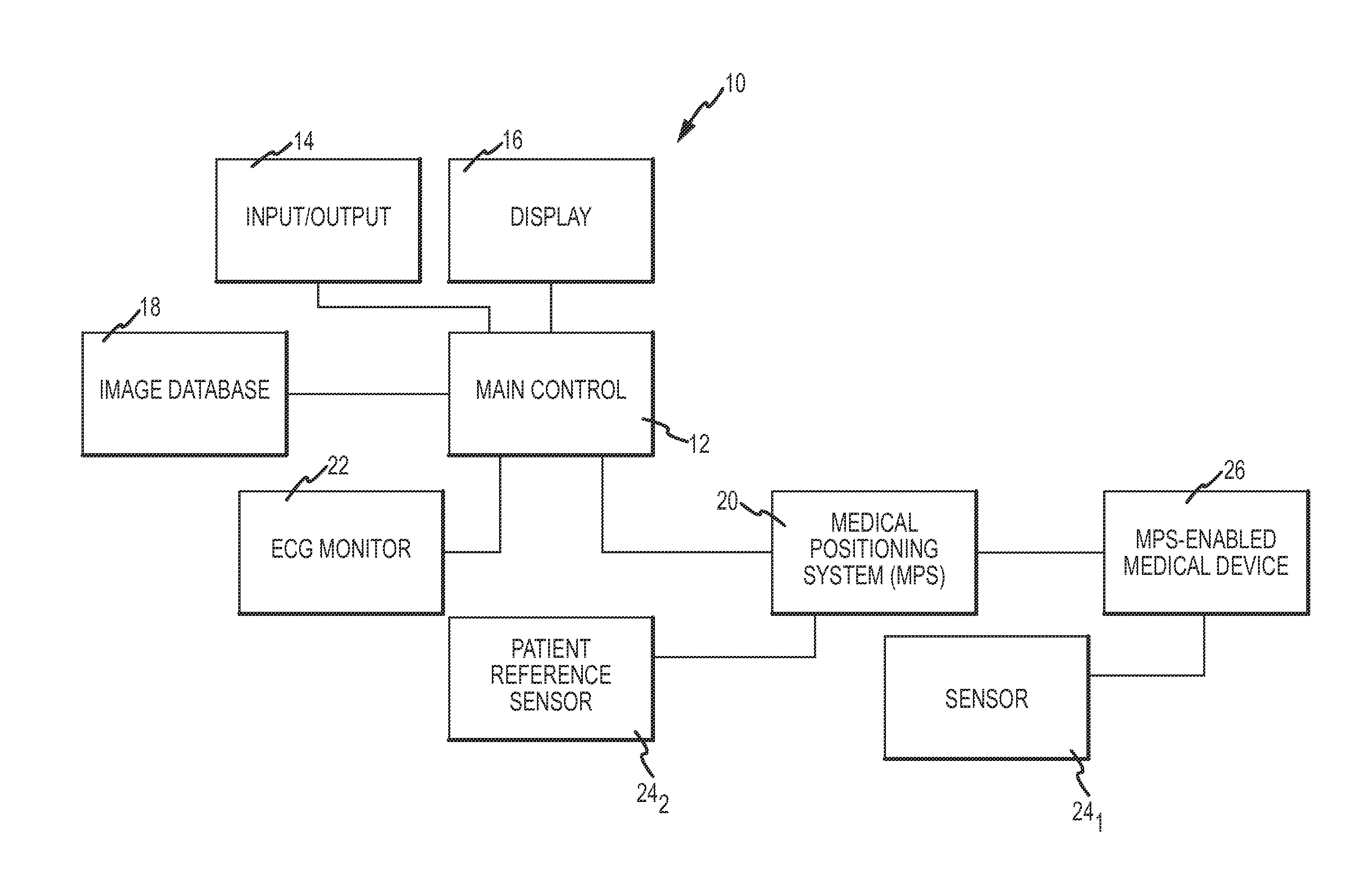 Medical device guidewire with a position sensor