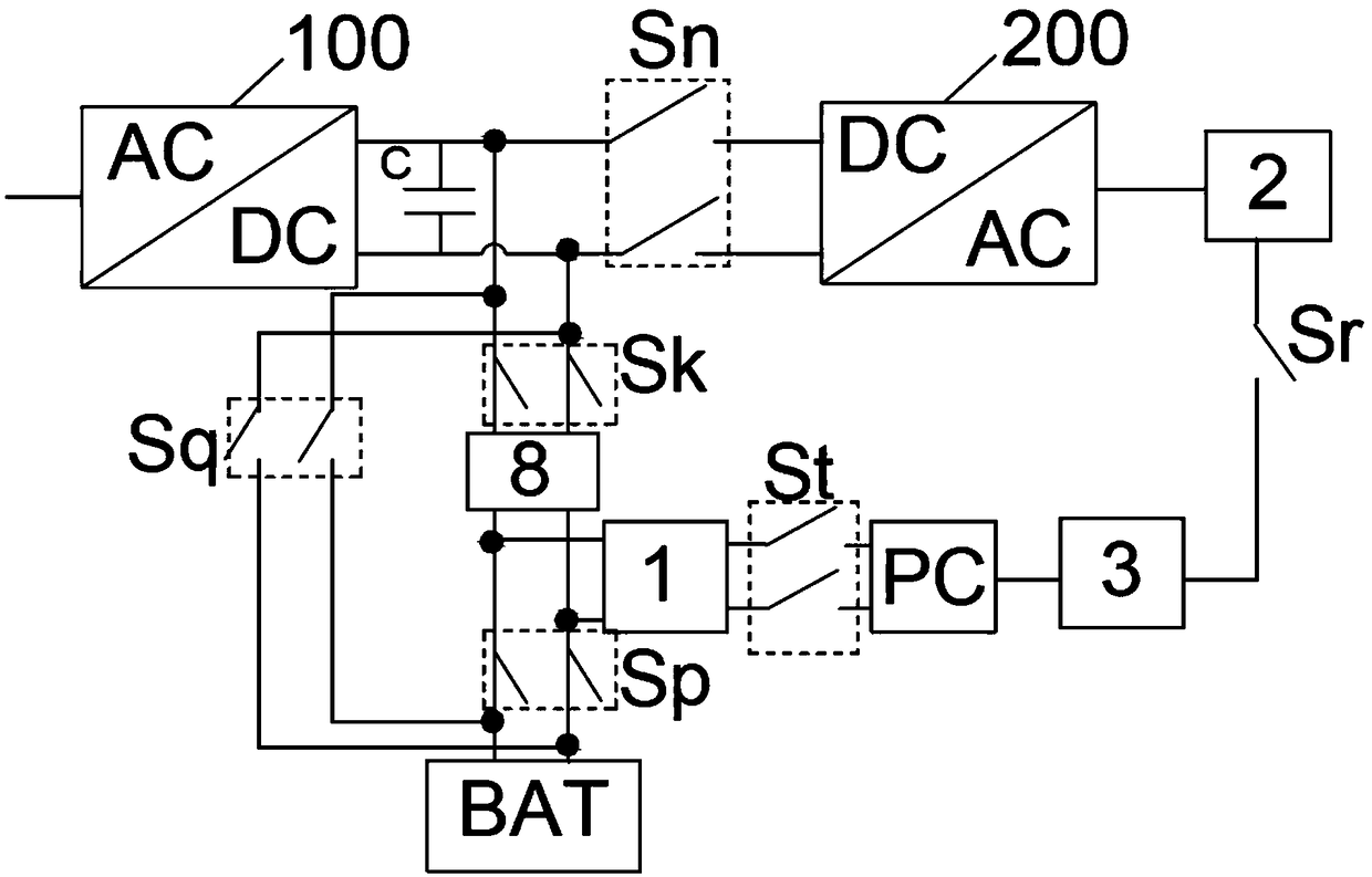 Life-sustainable power supply system for computer