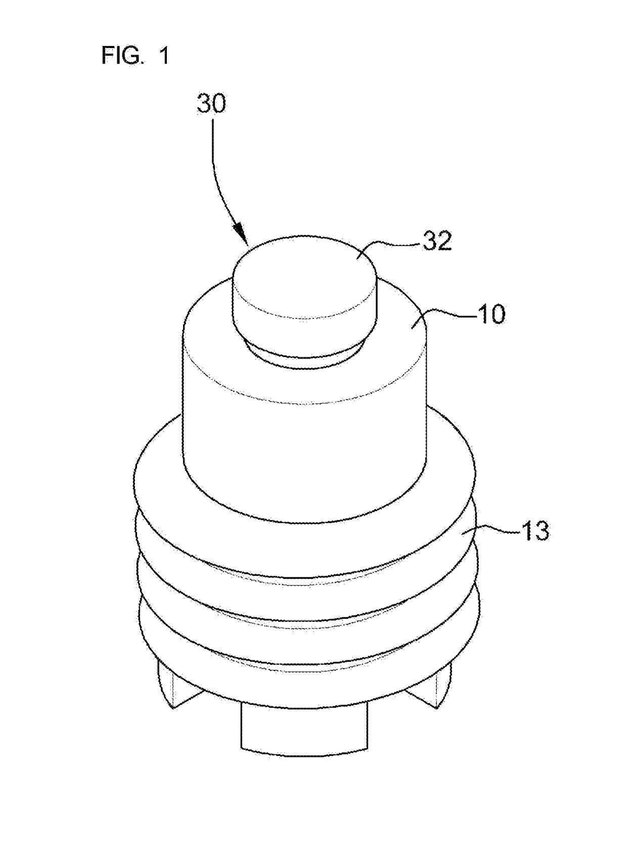 Gas exhausting device for injection mold