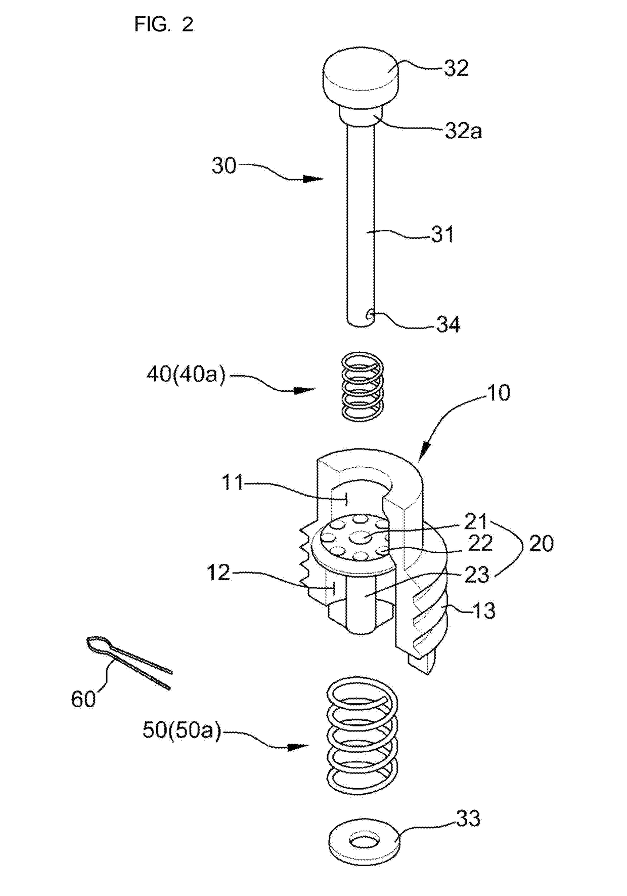 Gas exhausting device for injection mold