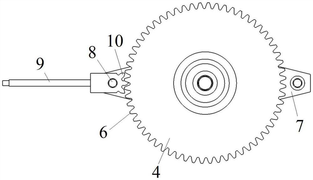 Sample fatigue tension and compression loading test device and installation method