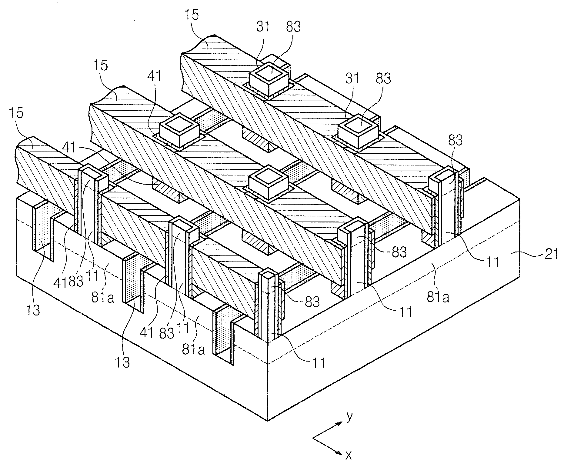 Methods of forming a semiconductor device including buried bit lines