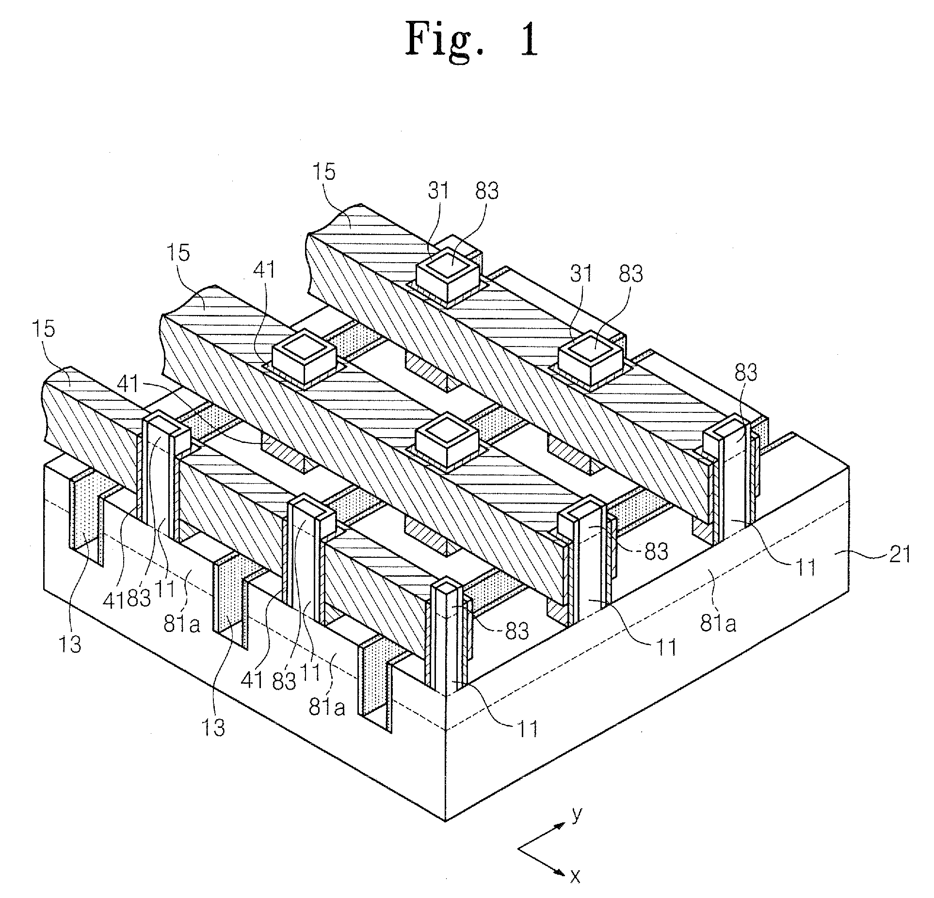 Methods of forming a semiconductor device including buried bit lines