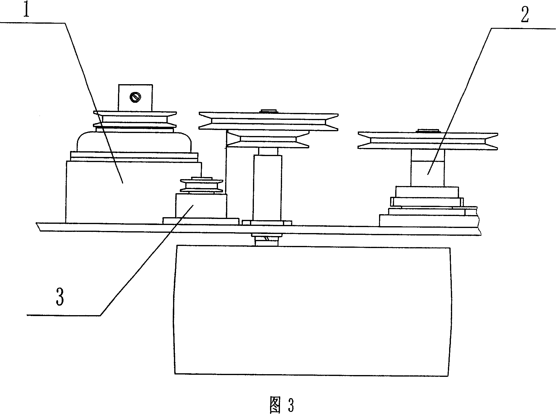 Single-sealed separating mechanism of stamp consume machine