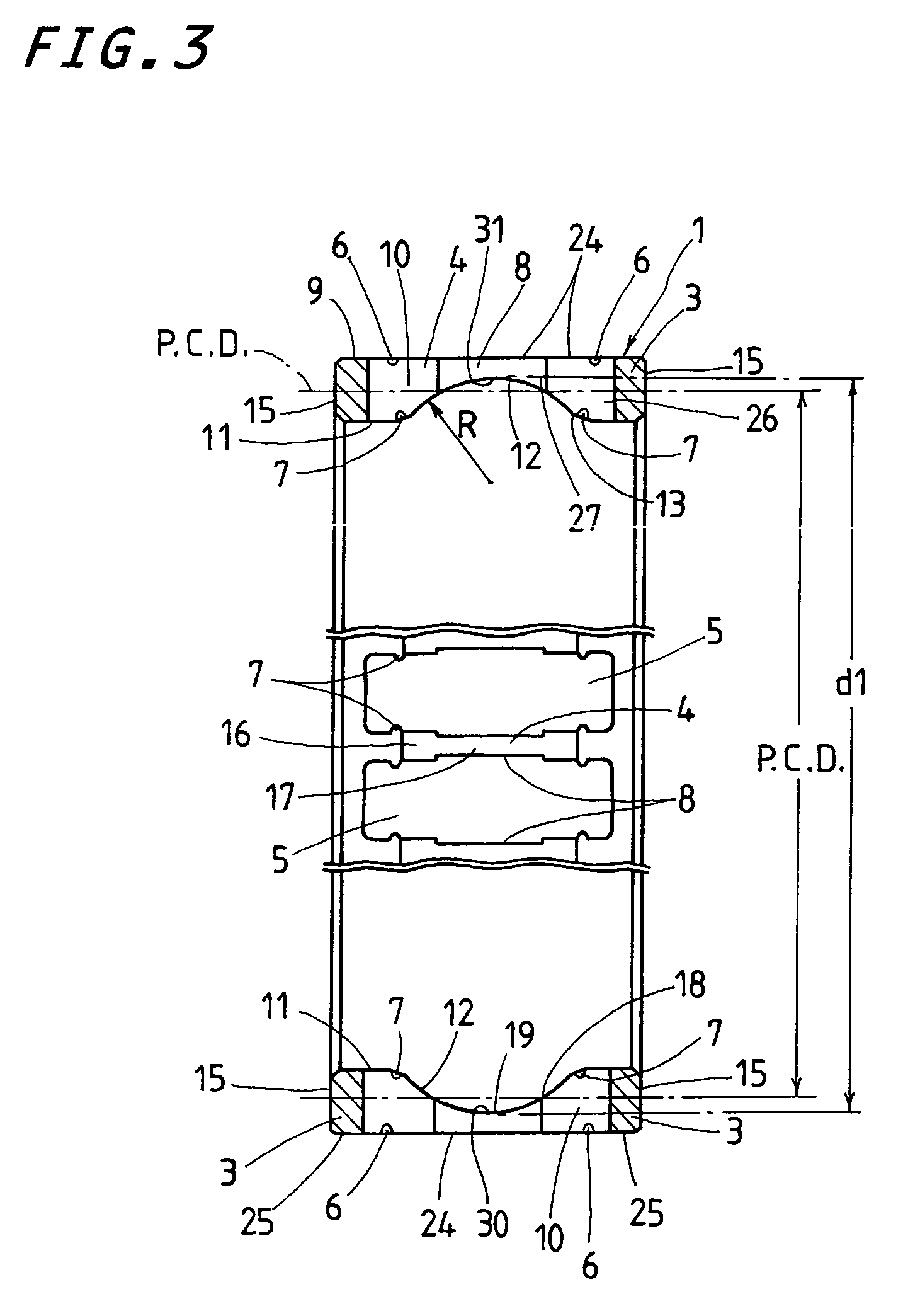Roller bearing cage and method of producing the same