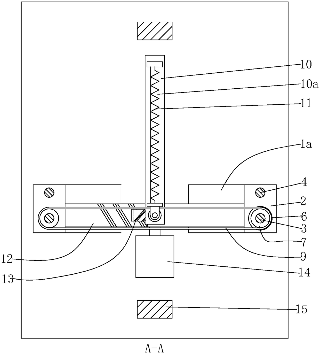 Reciprocating type uniform waxing device for textile production