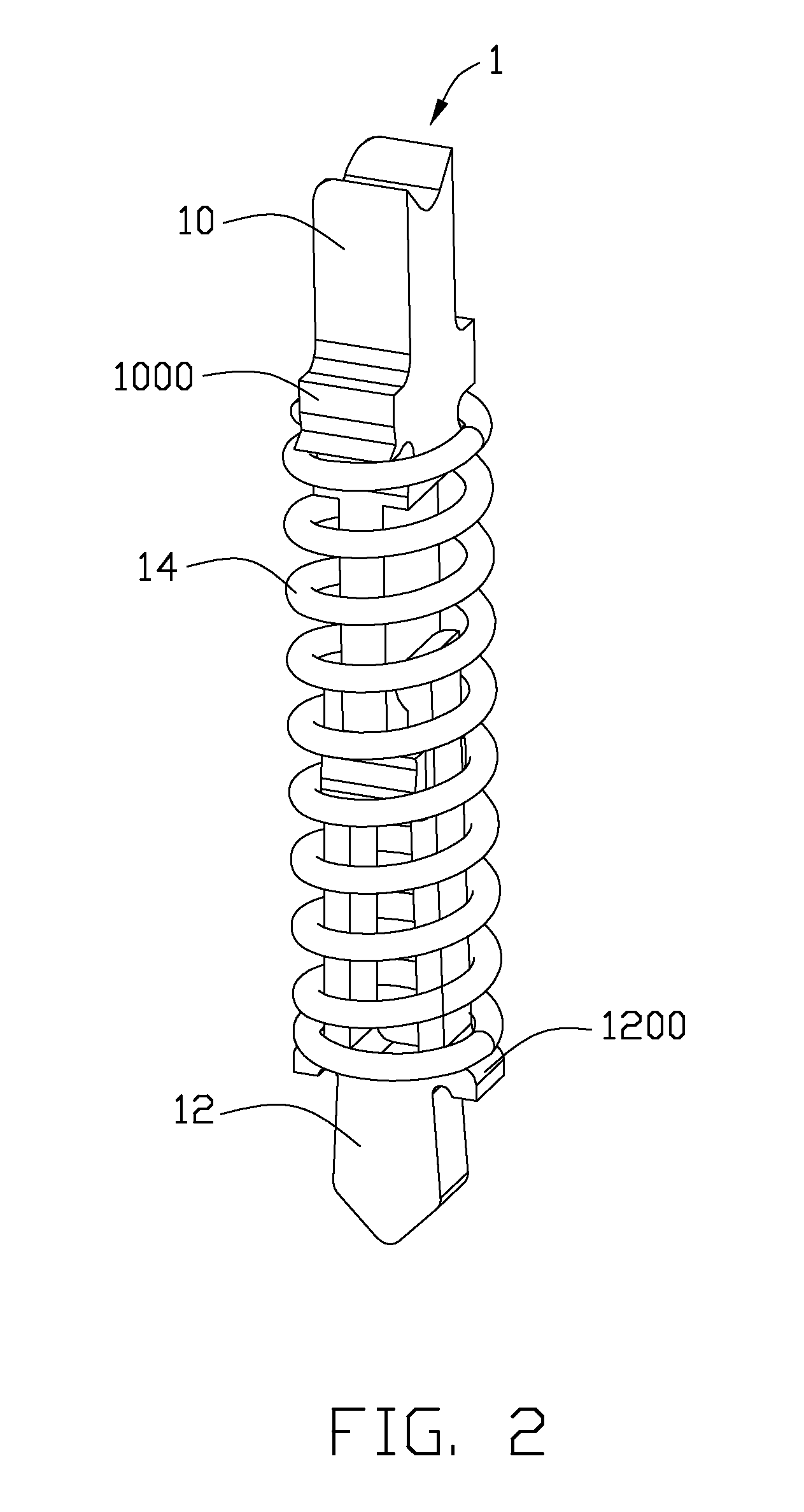 Composite contact assembly having lower contact with contact engaging points offset from each other