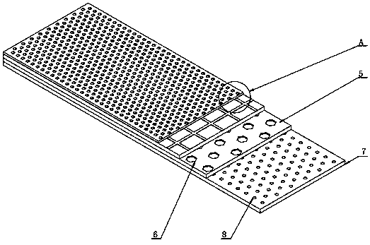 Soft anti-tear mesh cloth for vamps and preparation method thereof