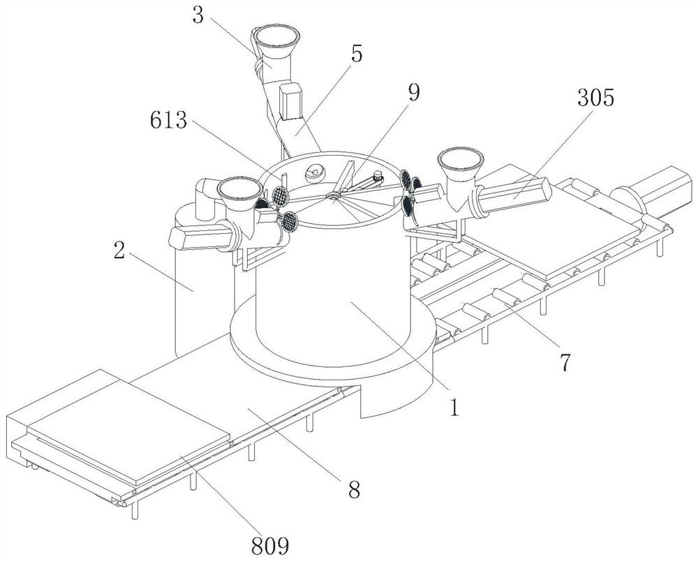 Production equipment and production process of steamed stuffed bun stuffing