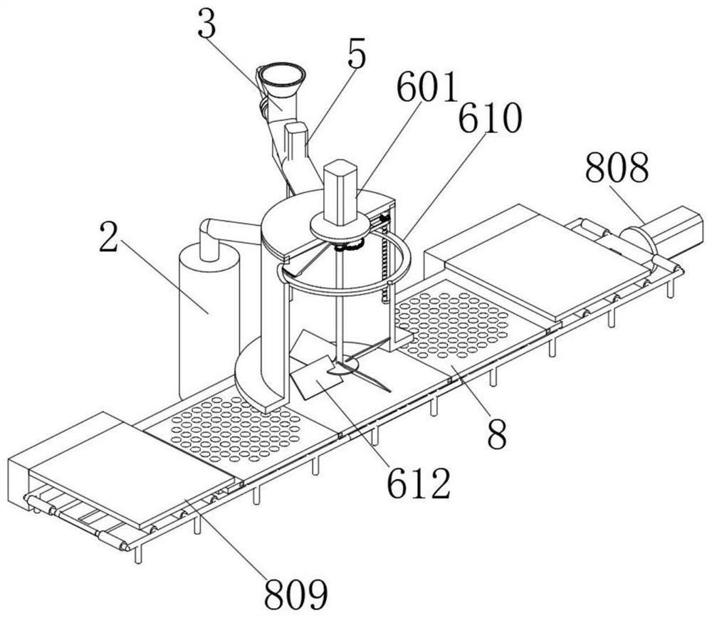 Production equipment and production process of steamed stuffed bun stuffing