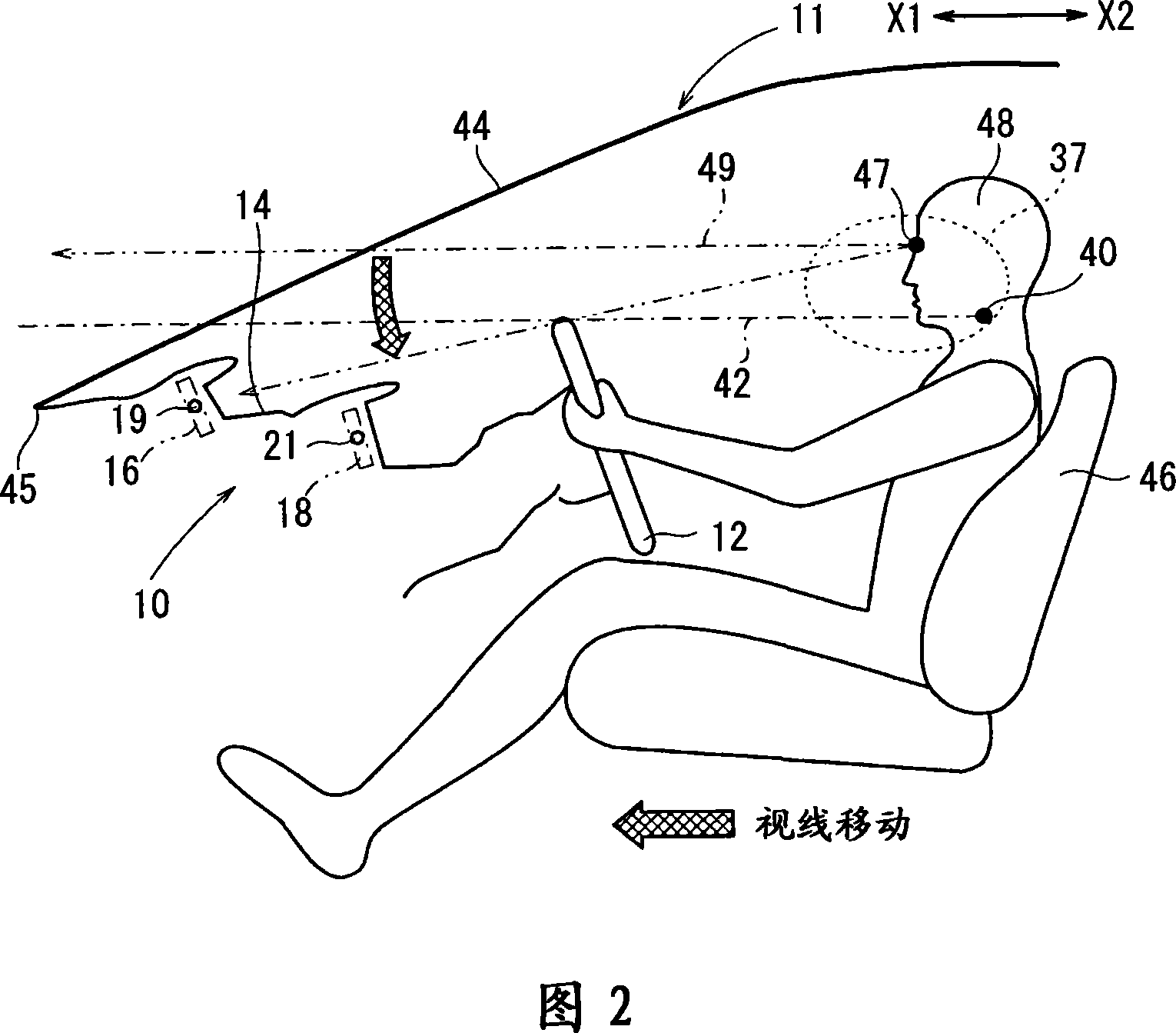 Vehicular instrument device, vehicle with vehicular instrument device