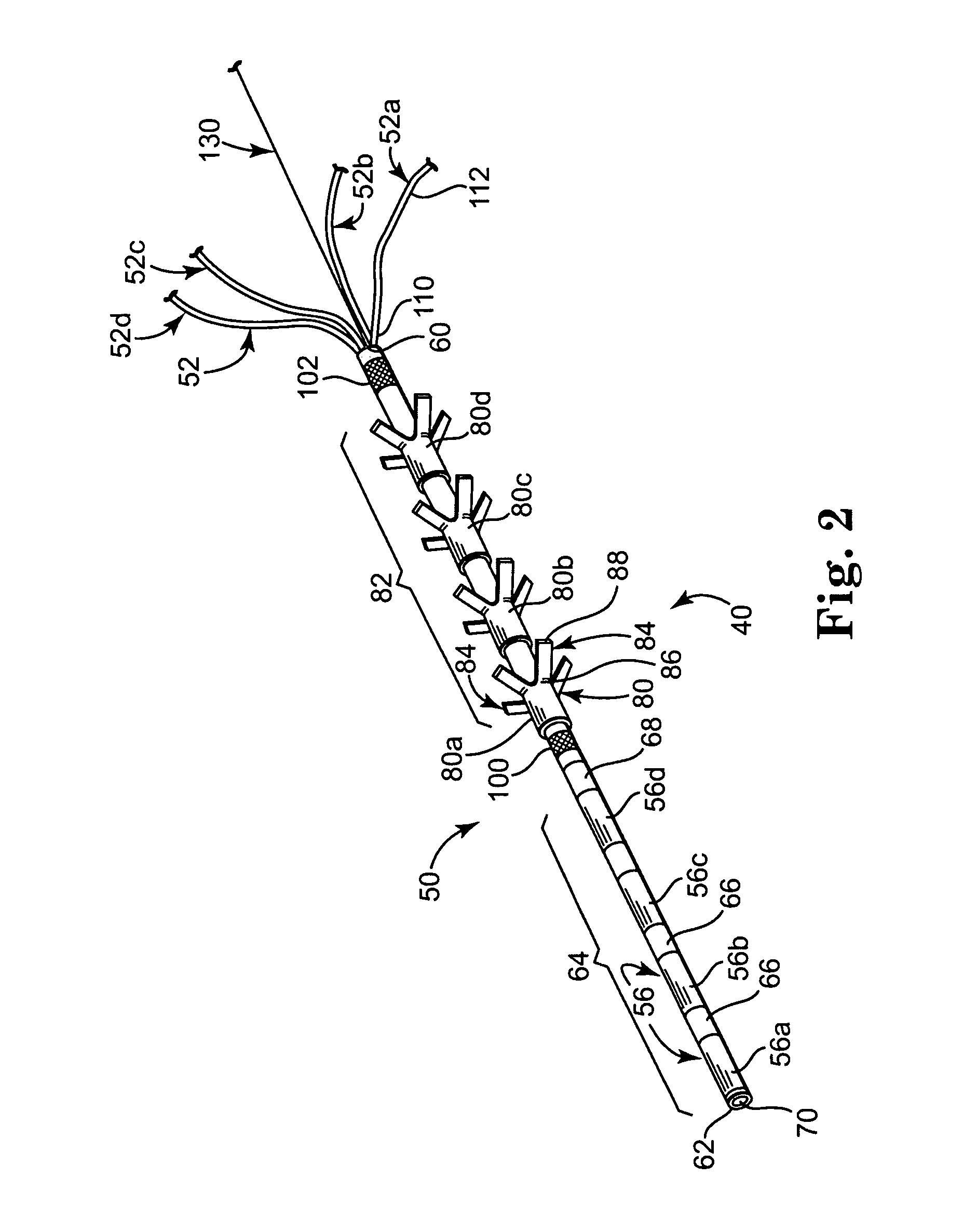 Multi-electrode peripheral nerve evaluation lead and related system and method of use