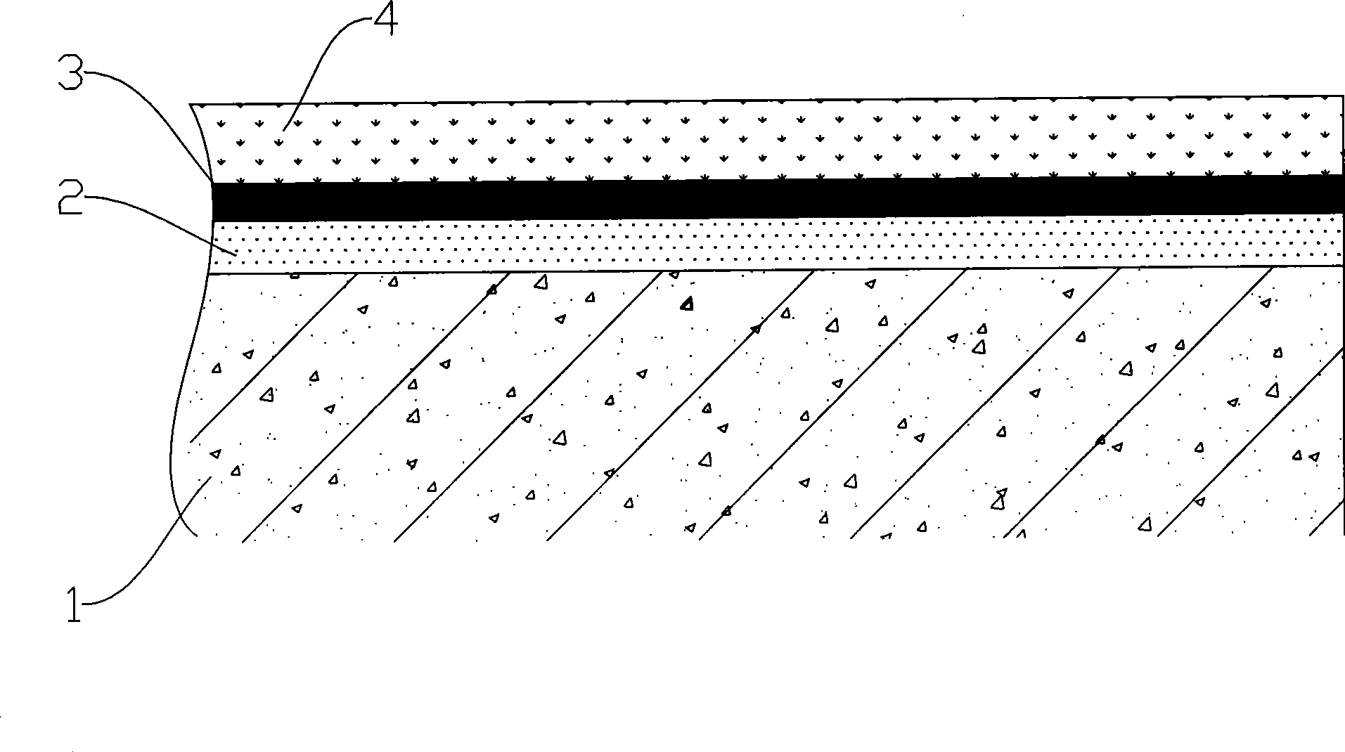 Acoustical insulation floor for construction and laying method thereof