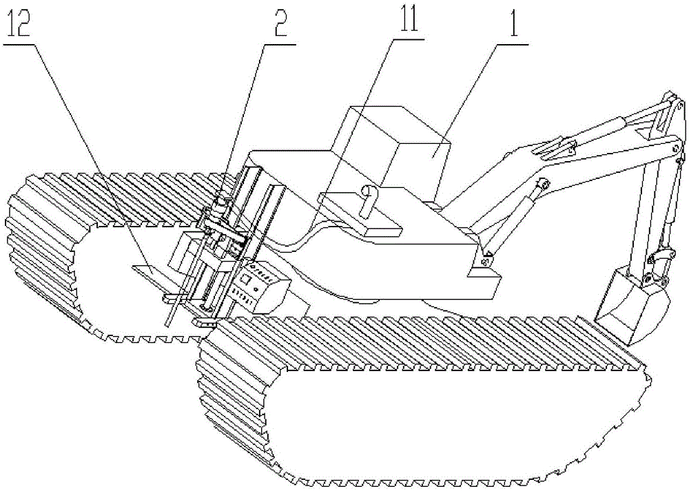 Crawler-type soil and underground water sampling device