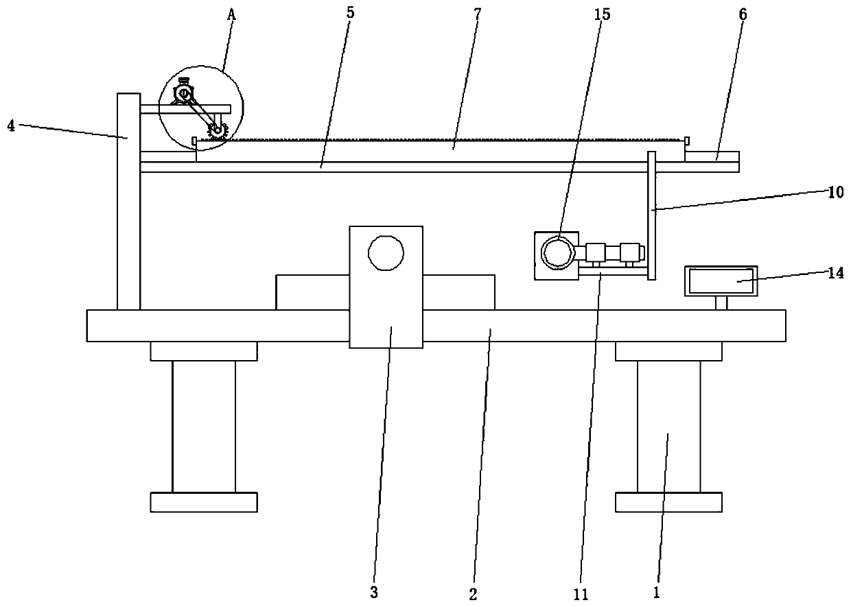 A pin shaft assembly device between workpieces for intelligent manufacturing