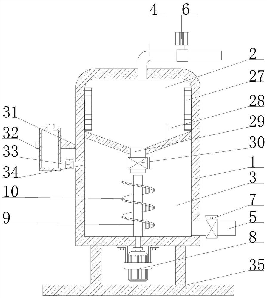 Waste gas treatment device used for catalytic combustion